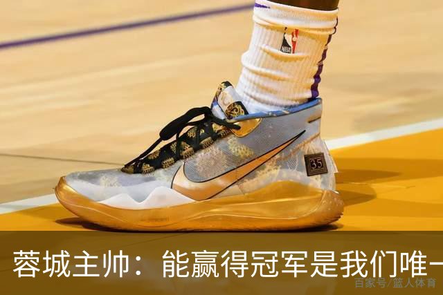 蓉城主帅：能赢得冠军是我们唯一的选项，辞职？我不会现在放弃