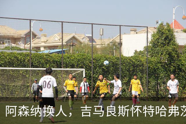 阿森纳换人，吉马良斯怀特哈弗茨下场，廷伯 梅里诺 约克雷斯登场